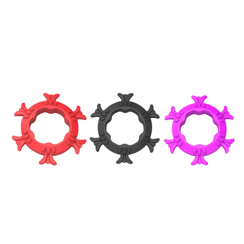 Секс-игрушки эякуляция с задержкой эластичный фаллоимитатор кольцо-удлинитель