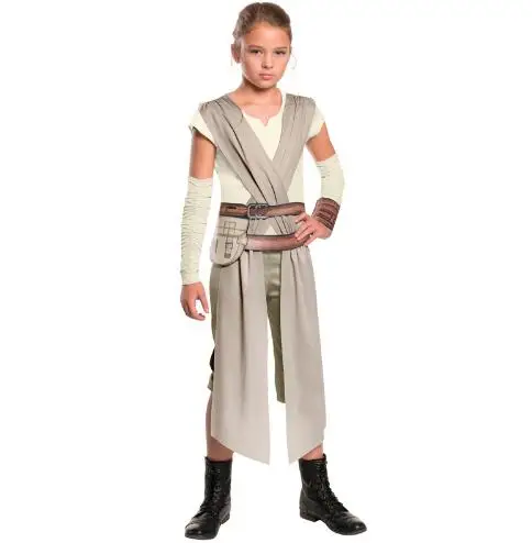 Детский костюм Rey Star Wars новый Карнавальный Костюм Пробуждение силы для девочек