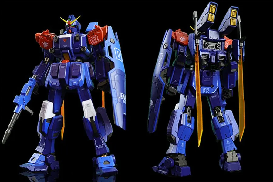Фигурки героев в наличии FUNHOBBY MB GUNDAM Blue Destiny Unit NO.2 со светодиодсветильник кой и