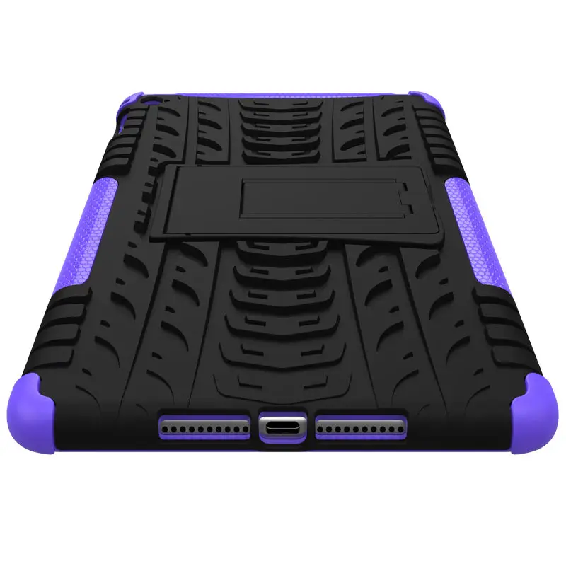 Армированный чехол для Apple IPad Mini 4 планшета ТПУ и ПК блестящий гибридный с