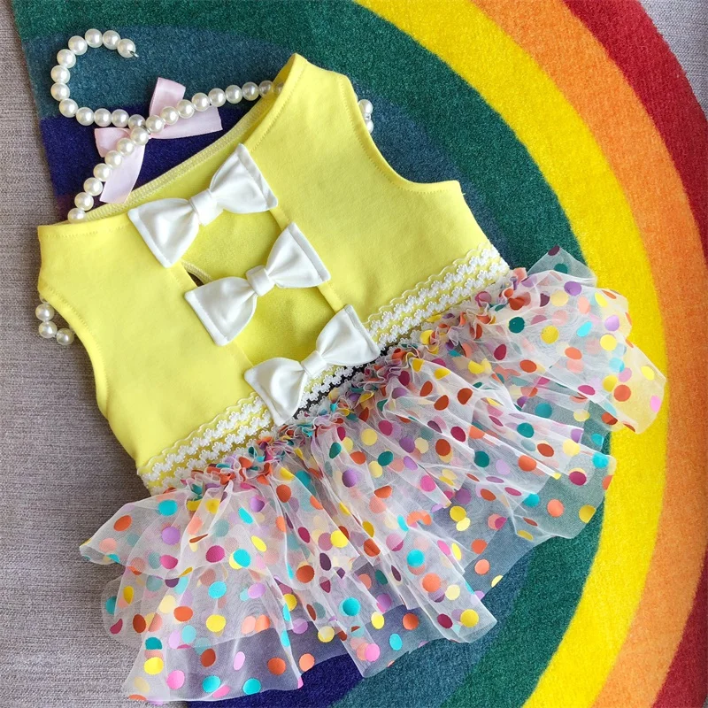

Pet Products Dogs Supplies Cute Summer Clothes French Bulldog And Pug Dresses