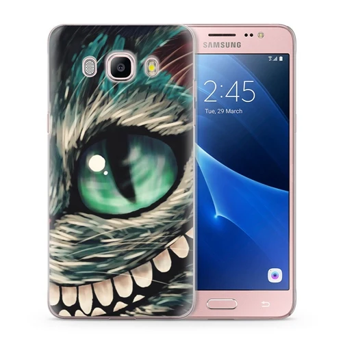 Soft Case For Funda Samsung Galaxy J7 2016 J710 J710F Phone Cases Pattern TPU Flower Flora Cover W002 |