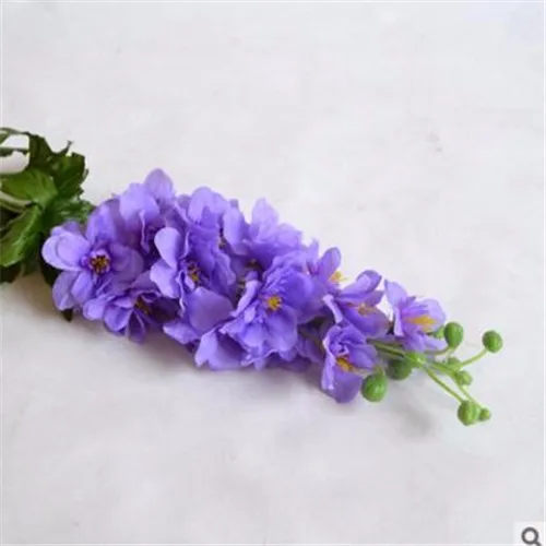 6 шт. Larkspur цветок напольный поддельный Дельфиниум Ajacis искусственные ядовитые травы для свадьбы декоративные цветы