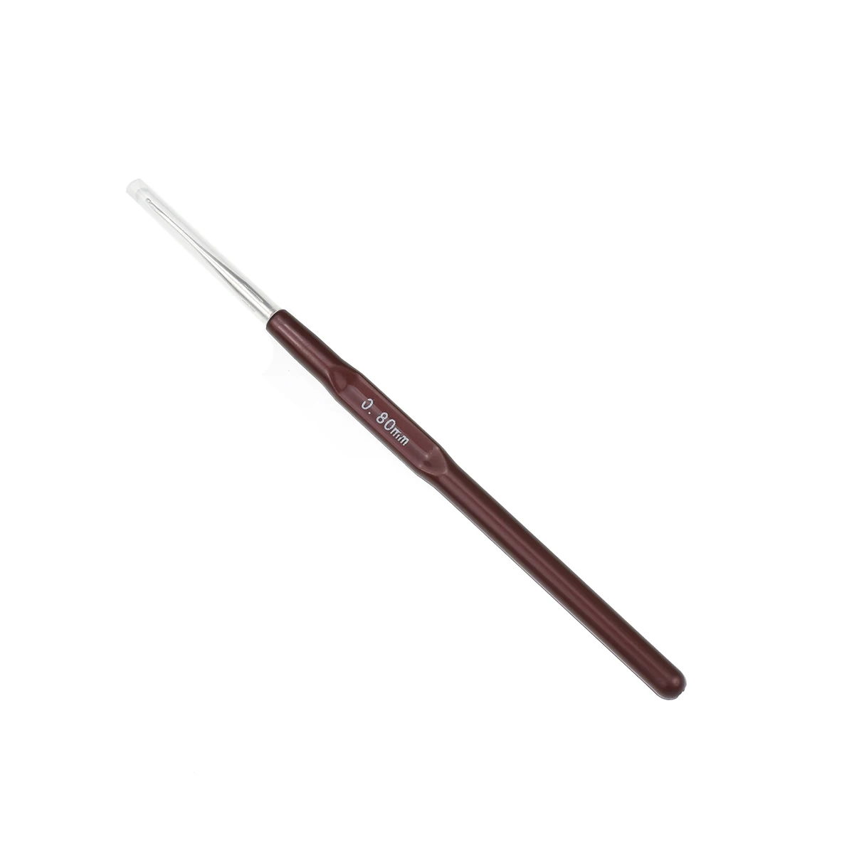0.8mm 1 шт. крючки для вязания крючком 0,5 мм-2,5 мм кружева небольшого размера вплетать в пряжу спицы инструменты для изготовления подарка «сделай сам» 16 размер s для кукол шарф вязание - Цвет: 0.8mm