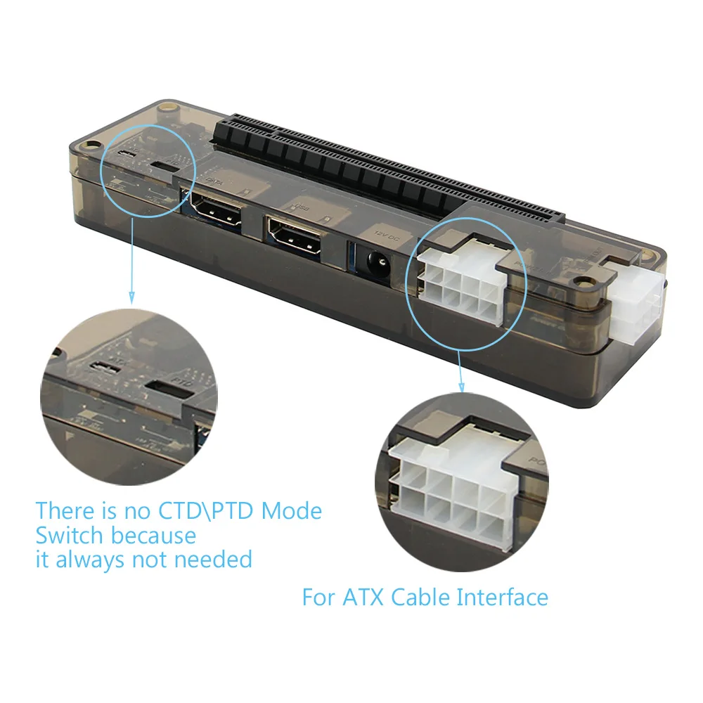 Док-станция для ноутбука M.2 M PCI-E версия PCIe PCI-E V9.5 EXP GDC/внешняя док-станция для видеокарты Ноутбука