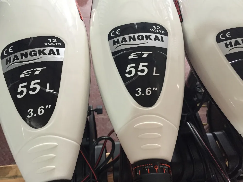 HANGKAI морской 45 фунтов тяга Электрический Подвесной Троллинг мотор белый лодочный мотор для соленой воды с Супер скидкой