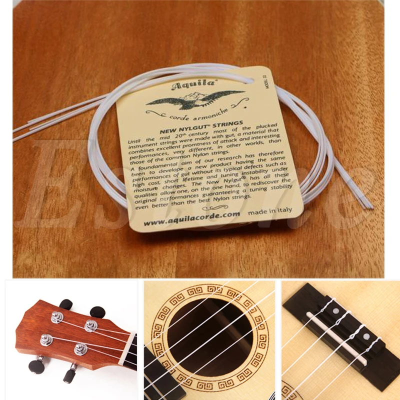 

Set of 4 Nylon Replacement Wonderful Music Musical Accessories Ukulele Strings high quality