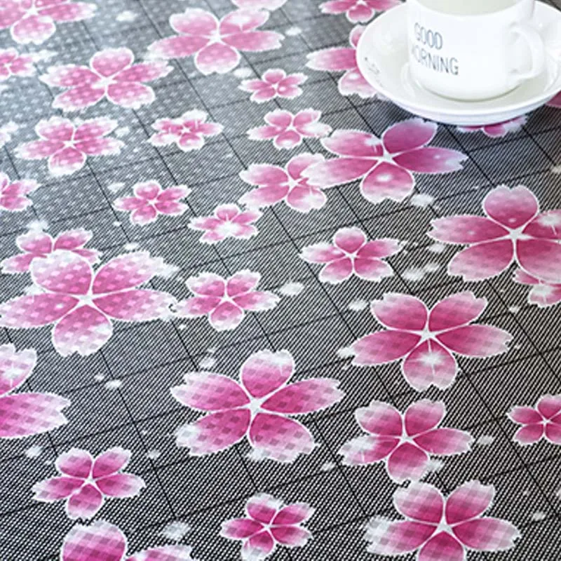 HAZY KALAMENG Pastoral PVC Table Cloth Coffee Pad Tablecloth Waterproof Anti-scalding Anti-oil Soft Glass for Kitchen | Дом и сад