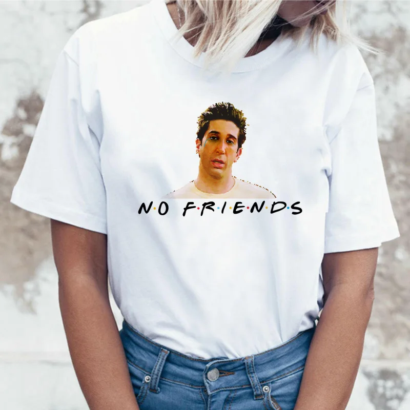 Футболка friends tv show, забавная футболка, Женская Винтажная футболка, женская футболка, для девушек, ulzzang, Harajuku, повседневная, с принтом