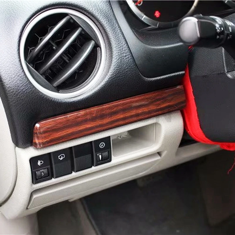 TOMEFON для Mazda 6 от 2006 до ABS деревянная краска для межкомнатных дверей панель передняя AC вентиляционная средняя подлокотник коробка Задняя накладка Стайлинг