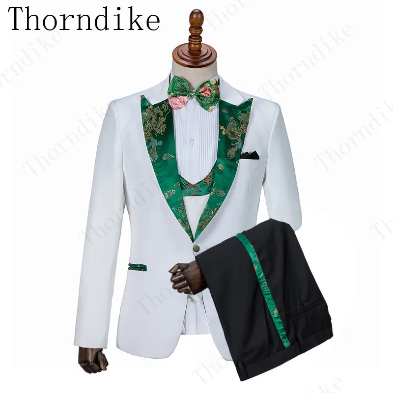 Комплект из 3 предметов Thorndike мужской вечерние ний костюм с принтом пиковым