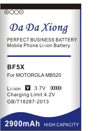 Аккумулятор Da Xiong 2900 мАч BF5X ДЛЯ Motorola MB525 Defy MB520 Bravo Photon 4G MB855 | Мобильные телефоны и
