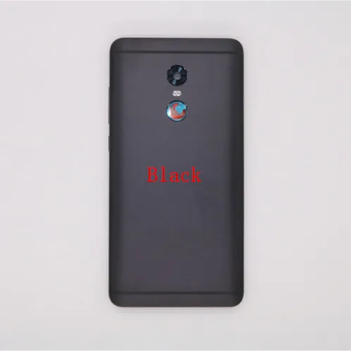 Black Для Xiaomi Redmi Note 4 MTK батарея задняя крышка Задняя Дверь Корпус+ боковой ключ карты лоток держатель запасные части - Цвет: Black