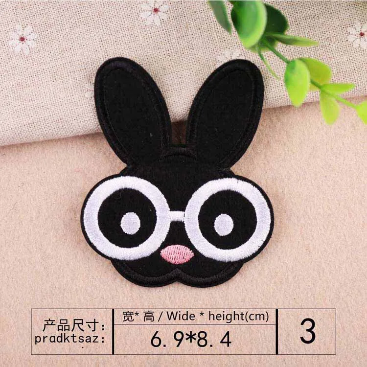 

Iron On Patches Badges Embroidered Applique Cartoon Hotfix Badge Clothes Garment Apparel Accessories