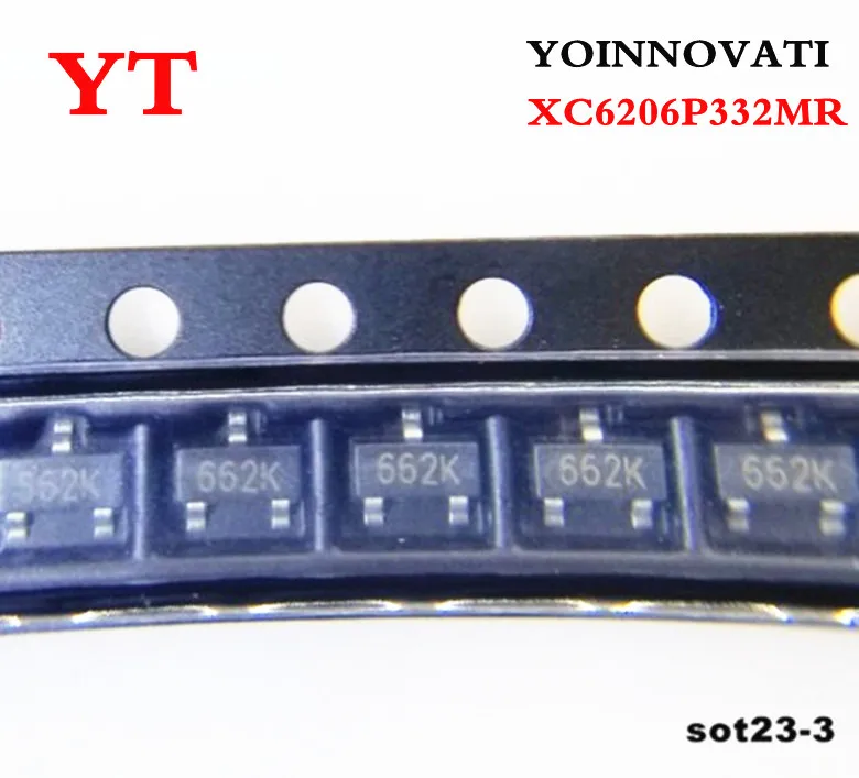 3000 шт./лот = 1 Катушка XC6206P332MR (662K) 3 В/а SOT-23 триодный транзистор SMD | Электронные