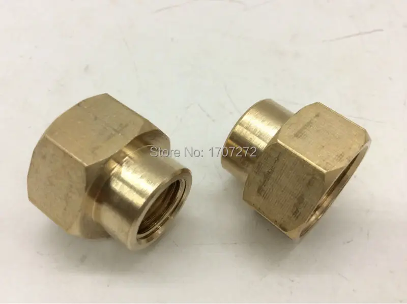 Бесплатная доставка редуктор с внутренней резьбой 1/4 &quotx1/4&quot медный фитинг для
