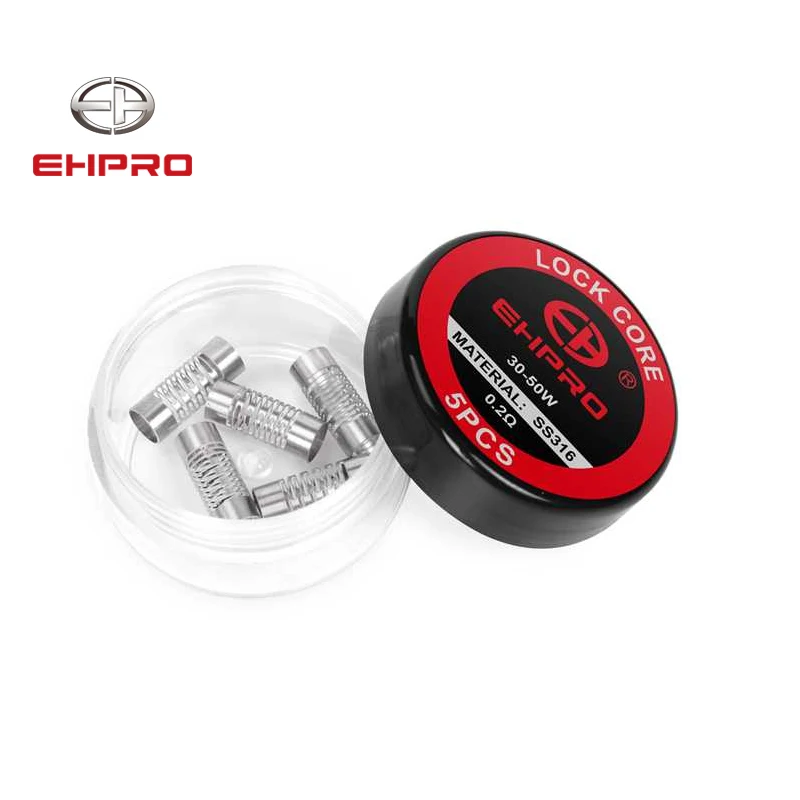 5 шт. упак. Ehpro замок катушки с сердечником 0.2ohm сменная электронная сигарета DIY