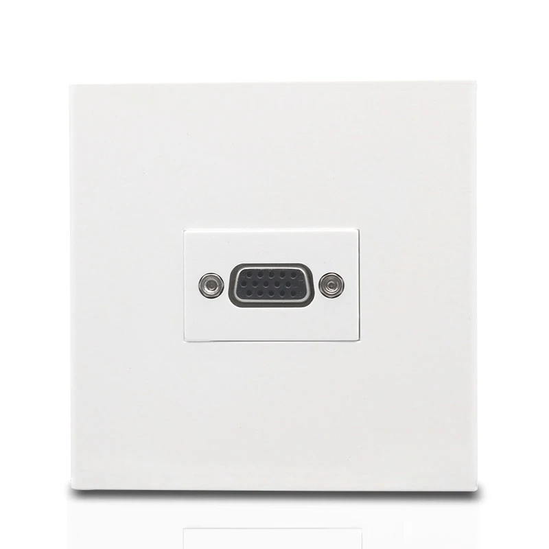 Слот для розетки VGA 15 контактов 86x86 мм|vga outlet|outlet covervga socket outlet |