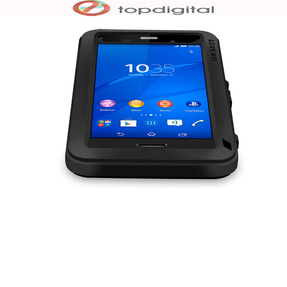 Мощный ударопрочный чехол LOVE MEI для Sony Xperia Z3 Dual D6603 D6633 водонепроницаемый защитный