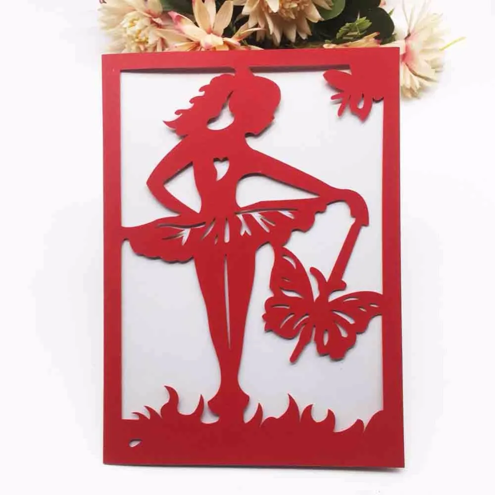 35 шт. свадебные пригласительные открытки в виде красивой балерины|Открытки и