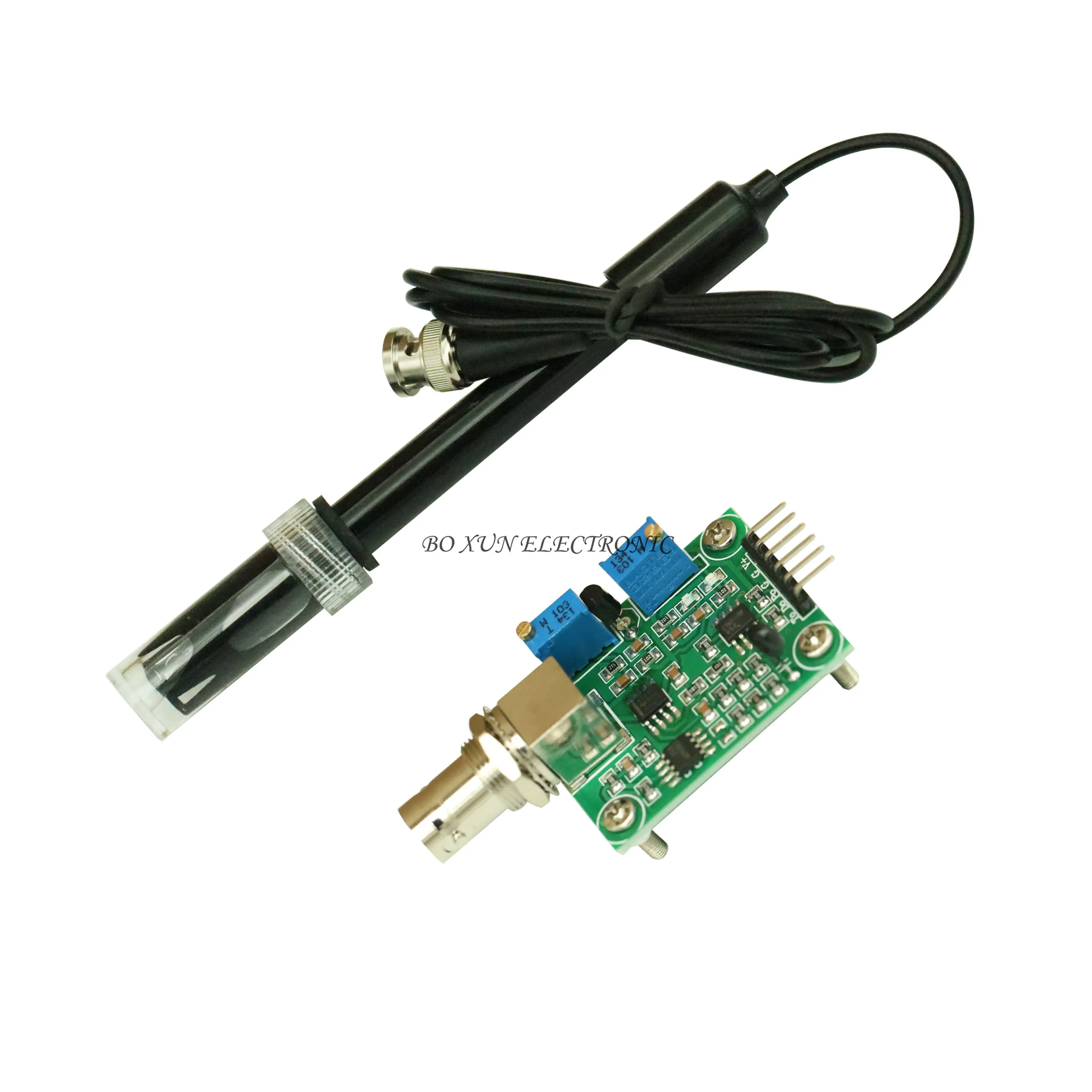 Модуль датчика обнаружения жидкого PH0 14 + рН электрод зонд BNC для Arduino|bnc bnc|module for