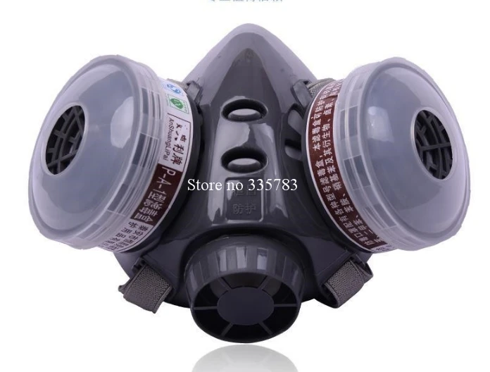 1 шт. противогаз + защитные очки высококачественный респиратор для краски и газа