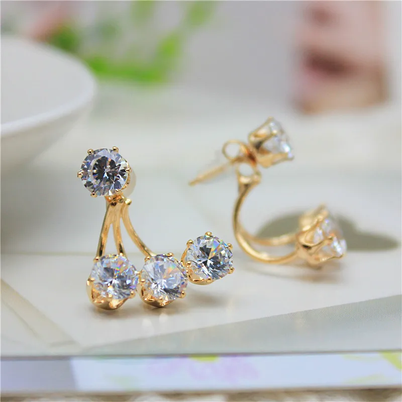 2016 новый дизайн модные брендовые ювелирные изделия крючок цветы стразы