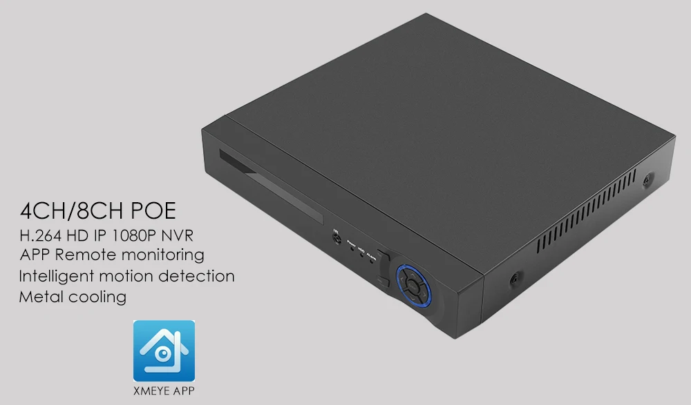 Система охранного видеонаблюдения POE NVR 4CH 8CH H.264 Onvif видео рекордер HI3520D датчик сетевой видеорегистратор для 720P 960P 1080P IP камера HDMI VGA CCTV система