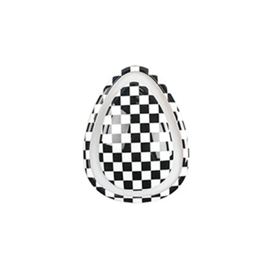 Checker Автомобильный воздушный выход, декоративная крышка для mini cooper F54 F55 F56, автомобильный Стайлинг ABS для mini cooper f56, аксессуары f54, clubman F55 - Название цвета: Checker