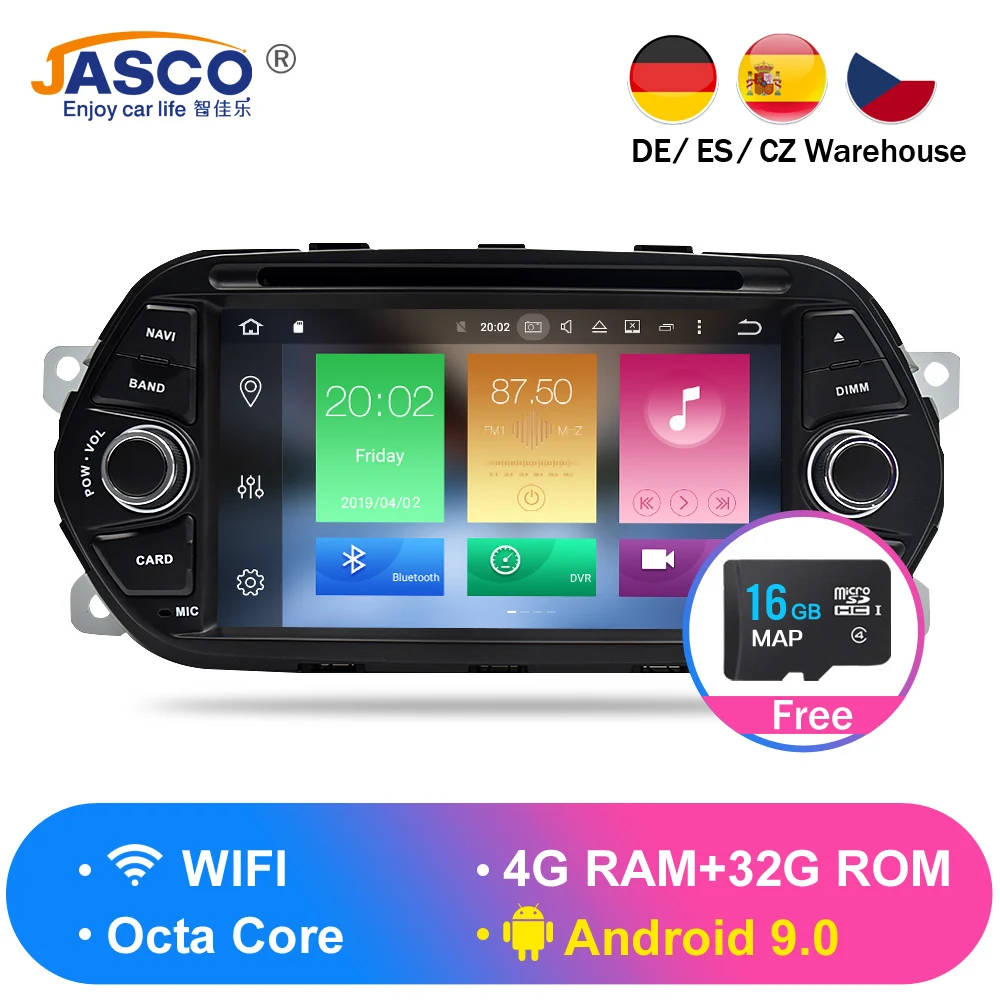 Android 9,0 8,0 2G 4G ram Автомобильный DVD стерео головное устройство для Fiat Tipo Egea авто радио gps навигация флэш 16G 3 2G