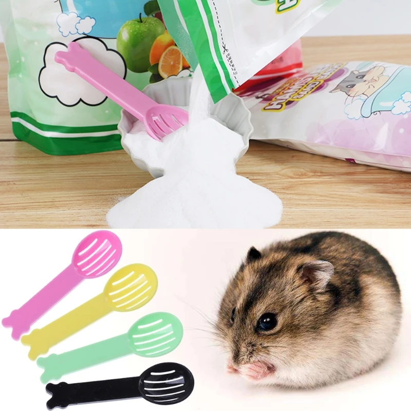 Hamster Pet Bath Spoon Small Animal Sand Guinea Pig Cleaning Tool | Дом и сад