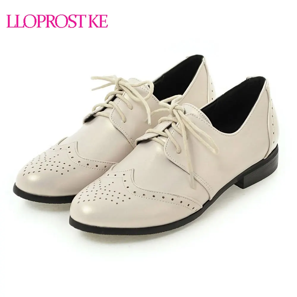 Lloprost ke женские блестящие туфли на плоской подошве с круглым носком в британском