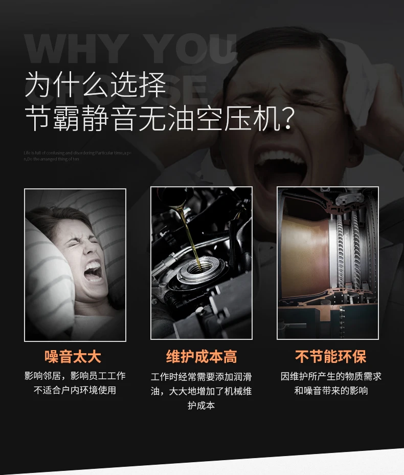 680W850W 12L/15L небольшой воздушный компрессор безмасляный бесшумный домашний деревообрабатывающий/стоматологический/воздушный насос/воздушный компрессор