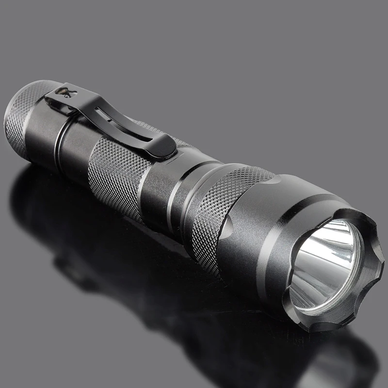 Алюминиевый светодиодный фонарик XML T6 High/Middle/Low/Flash/SOS 5 режимов 3 7 В высокомощная