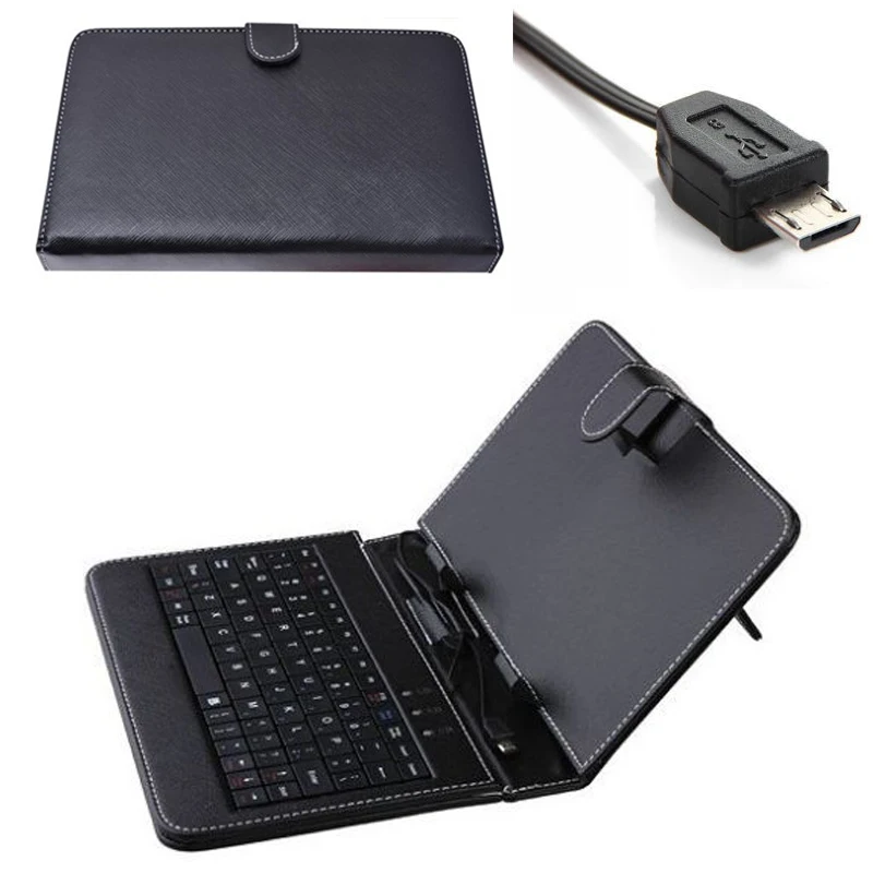 7 &quot7 дюймов Кожаный чехол USB клавиатура со стилусом для планшета Android Windows|usb flash