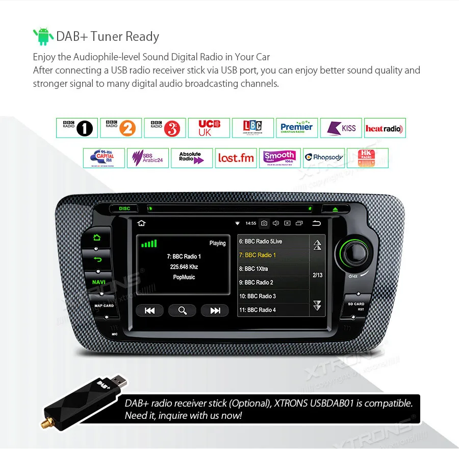 XTRONS " Android 8,1 радио gps RCA RDS автомобильный DVD плеер для Seat Ibiza MK4 6J SportCoupe Ecomotive Cupra 2009 2010 2011 2012 2013