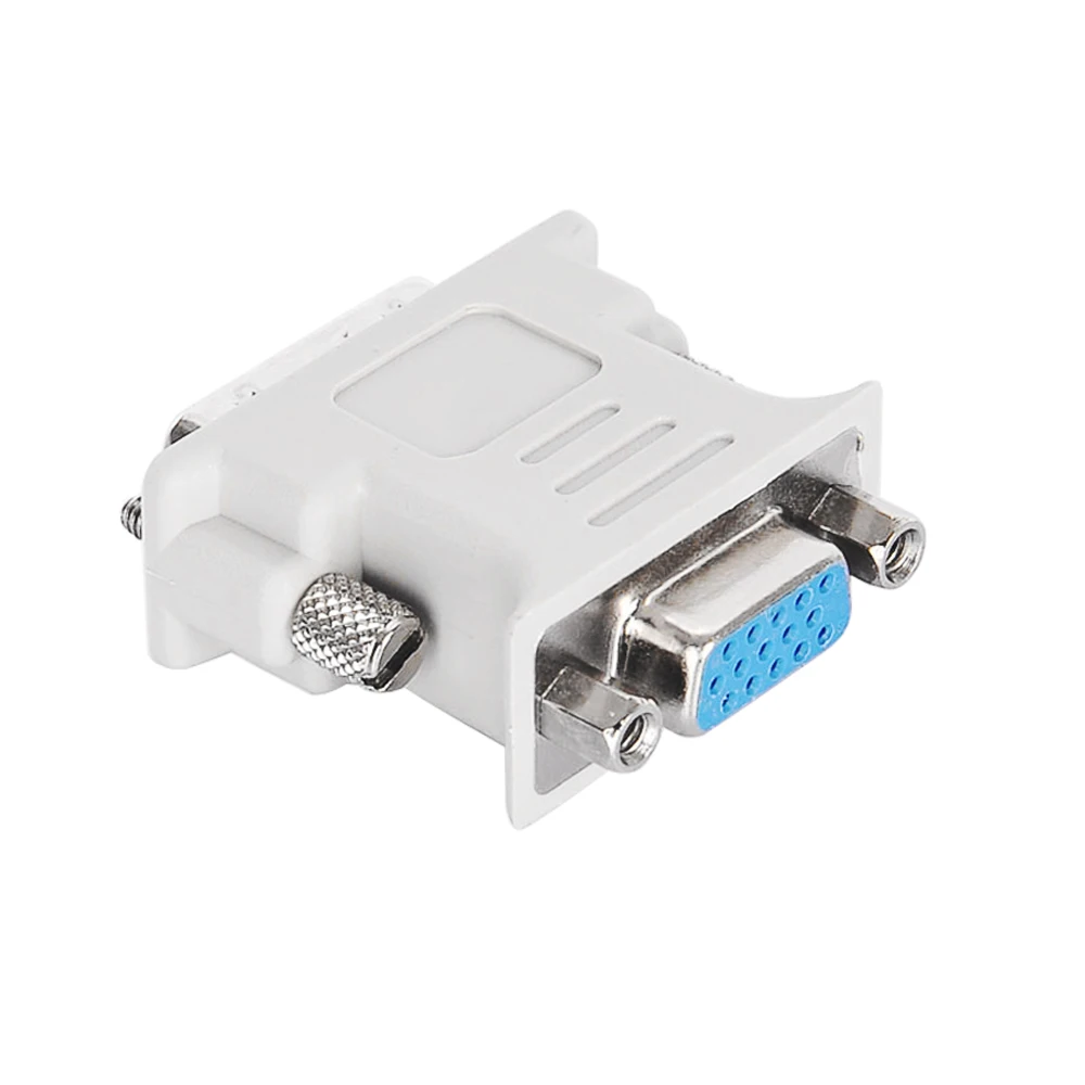 Perlinta DVI to VGA adapter DVI 24+5 to VGA Male To Female Converter Adapter for PC Laptop