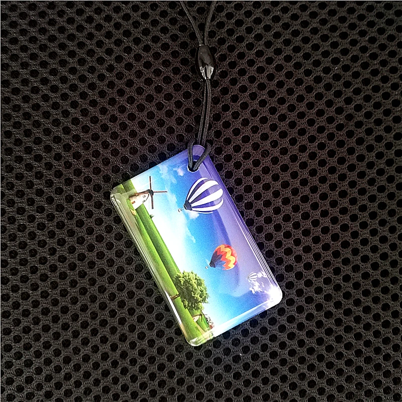 13.56Mhz UID Changeable Card Rewritable S50 NFC Chinese Magic 1K Keyfob Badge Token Keychain key tag ring buckle fob For Copier - Цвет: NO.4