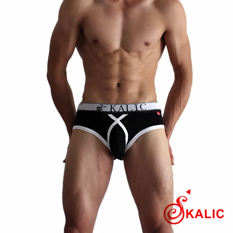 Мужское нижнее белье от известного бренда KALIC пикантные трусы хлопковое с