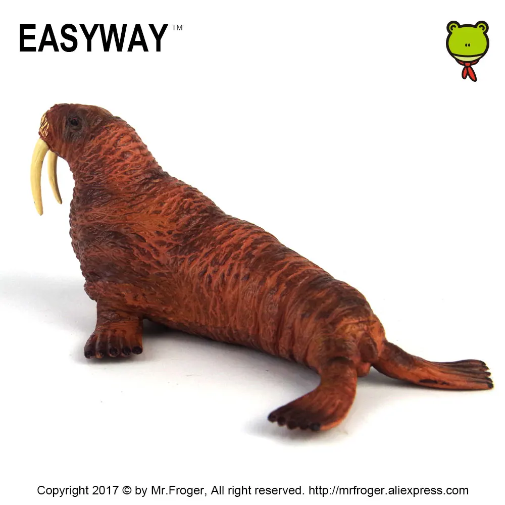 EASYWAY Sea Walrus фигурки животных игрушки для детей Sealife модель мира украшение