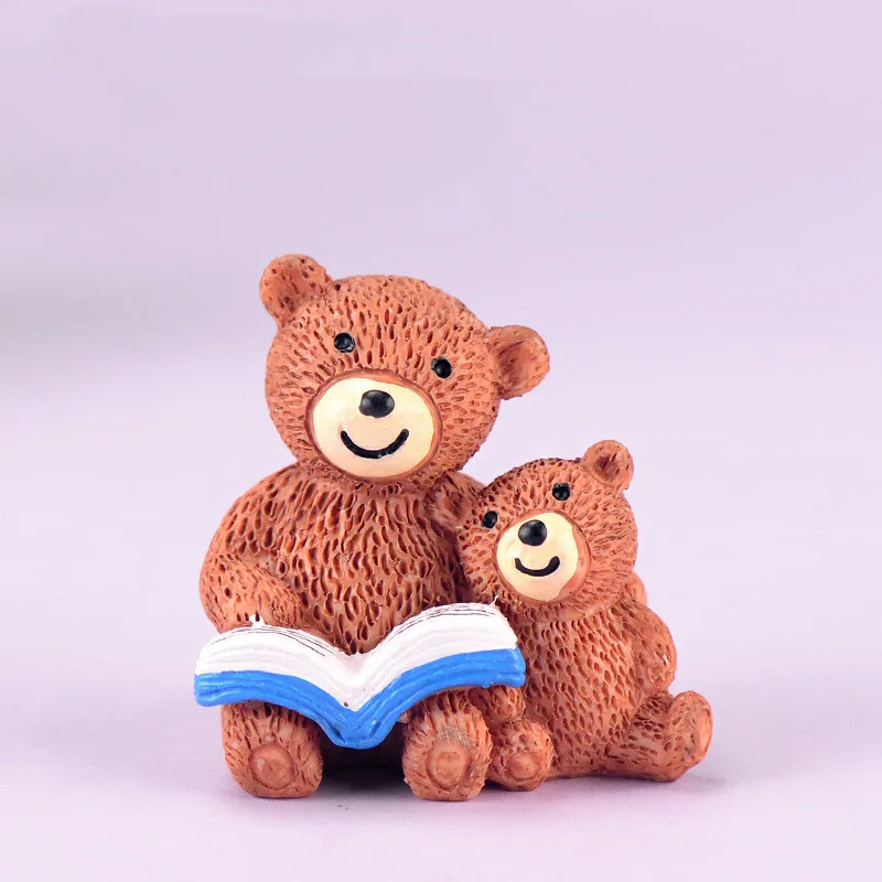 Моделирование лесных животных Ежик лягушка медведь мультфильм аниме фигурка