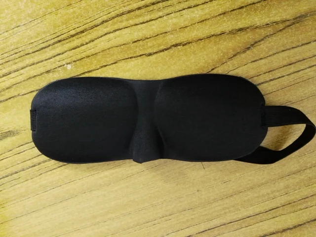 1 шт. черный 3D из пены с эффектом памяти ночная маска для лица на основе