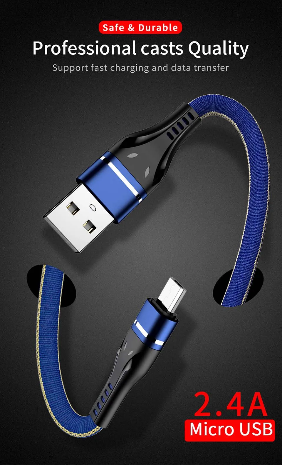 MUSTTRUE, плоский кабель, 1 м, Micro USB кабель, зарядное устройство для samsung, xiaomi, sony, HUAWEI, microUSB, для xiaomi redmi5 plus, 6, 7, 6a, провод