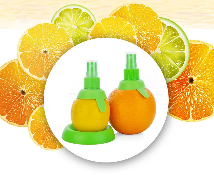 2pcs/lot Lemon Sprayer kitchen Gadgets Orange Juice Citrus Spray Manual Fruit Juicer Lemon Squeezer Kitchen Tools QA 069