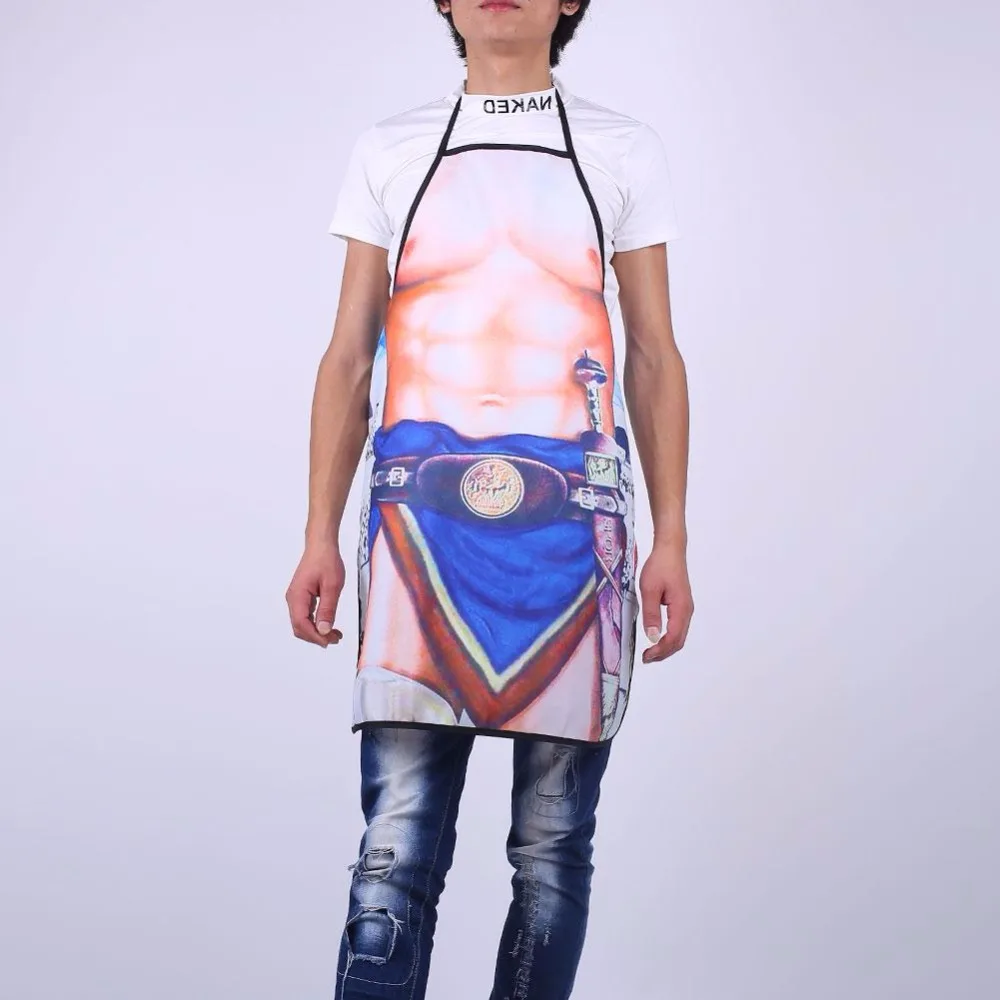 Сексуальная забавная Рождественская кухонная фартуки для барбекю Мужская