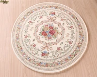 beibehang high end bedroom living room mats coffee table jacquard round carpet computer swivel chair floor mat carpet office