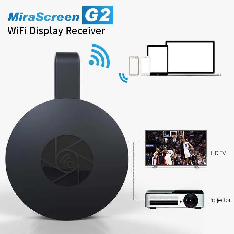 Новый ТВ Stick Mirascreen G2 Беспроводной 1080P HD WiFi Дисплей приемник ключа Поддержка Miracast