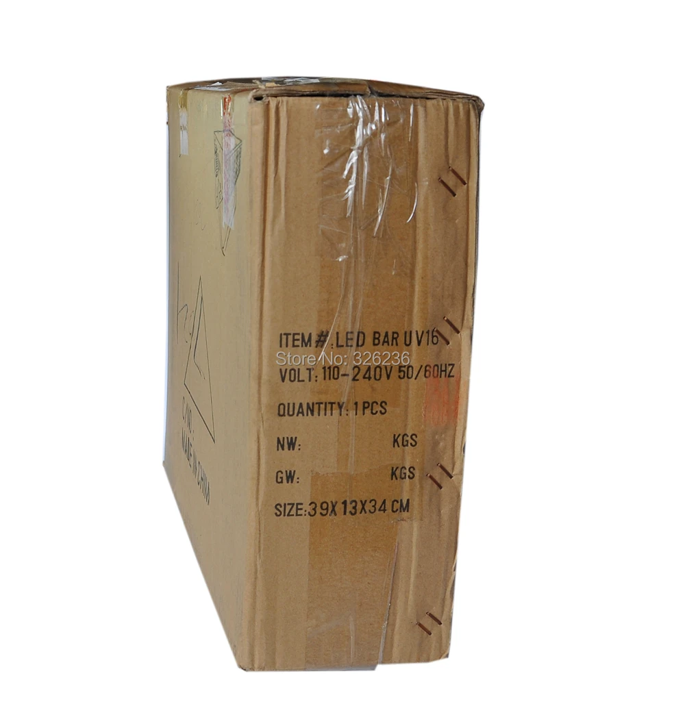 

8pcs/lot American DJ UV Led Bar 16 DMX LED Black Light 3W Ultraviolet LED UV Lamps 5 Channels Strobe Dimmer For Concert DJ KTV