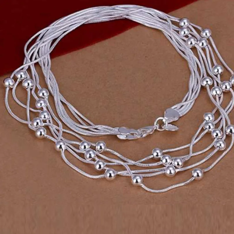European and American fashion elegant female silver plated bracelet style 3-3 # 2118624 | Украшения и аксессуары