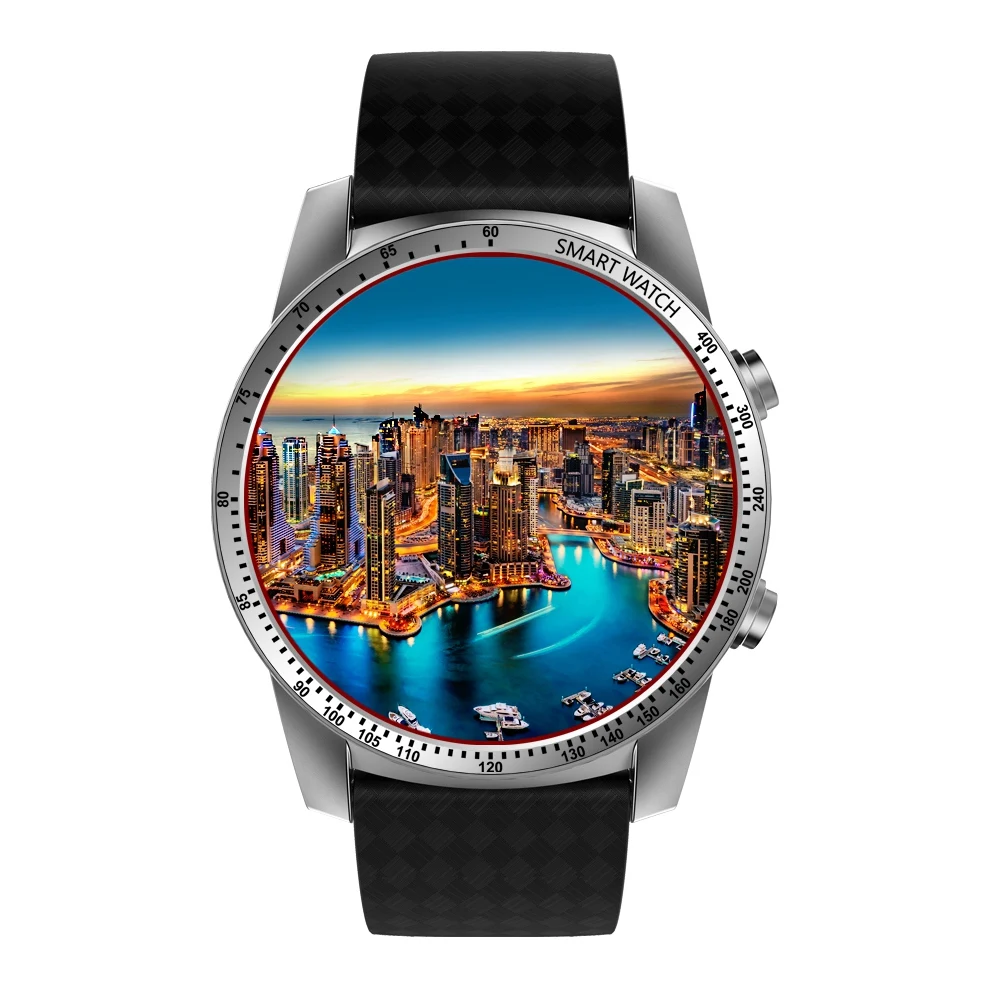 Top Deals KW99 Android 5.1 Smart Watch 3G MTK6580 8GB Bluetooth SIM WIFI Phone GPS Heart Rate Monitor Wearable Devices Black | Электроника